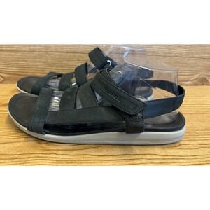 Merrell Sandals Womens 11‎ Kalari Lore Straps Black Leather Open Toe
